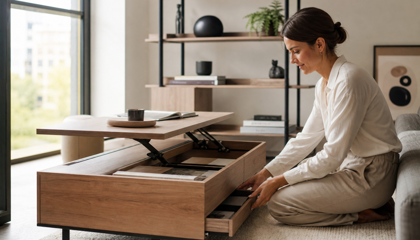 Quand le rangement devient un art : secrets d'un mobilier multifonction